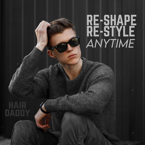 Styling Clay for Men - Matte Hair Wax with Strong Hold, Zero Shine Hair Paste for All Hair Types