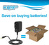HQRP AC Adapter for Omron Healthcare HEM-705CP / 705CP / HEM-705CPN / 705CPN - Replacement Power Cord