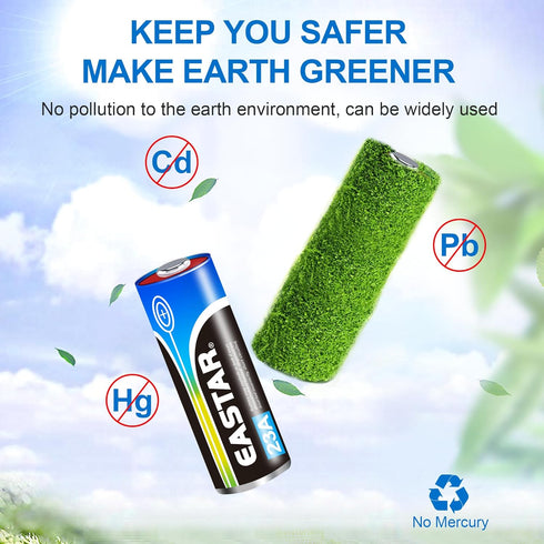 A23 12 Volt Battery 6 Pack, Long Lasting Alkaline 23A 12V Battery for High-Powered Devices