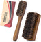 TAKAVU Horsehair Laundry Stain Brushes Set, Natural Soft Bristle for Scrubbing Tough Stains on Delicate Fabrics
