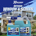 30 SECONDS Concentrated Outdoor Window & Screen Cleaner for Glass, Patio Doors, Furniture - No Screen Removal, Spray &