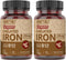Deva Nutrition Vegan Chelated Iron 29 mg with B-12, 90 Tablets, High Potency
