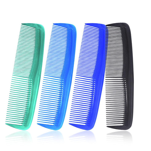 Soft 'N Style Hair Care 4-Pack Comb - Not Breakable - Mens Comb/Fine Tooth Comb