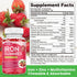 Gummies B12, 60 Gummies Iron with Multivitamin, Iron Supplement for Women & Men with Zinc, Vitamin B Complex & C