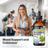 Rhodiola Rosea Supplement Liquid - Organic Rhodiola Rosea Extract - Vegan Adaptogenic Drops for Mood & Brain Support - Alcohol & Sugar Free Rhodiola Tincture 4 Fl.Oz.