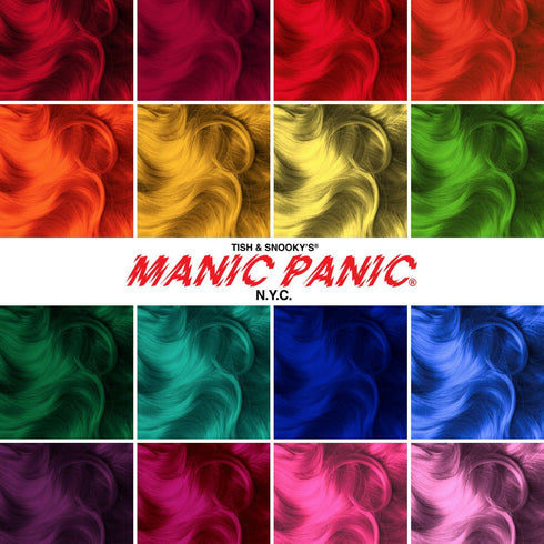 MANIC PANIC Classic Lie Locks Semi Permanent Hair Color - Medium Indigo Purple Hair Dye, Vegan & Cruelty-Free (4oz)