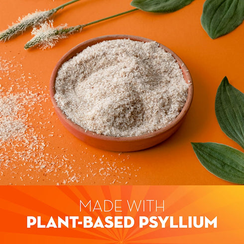 Metamucil Fiber, 4-in-1 Psyllium Fiber Supplement, Sugar-Free Powder, 114 Servings