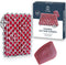 Cast Iron Scrubber Kit + Pan Scraper, 316 Chain Mail Scrubber for Cast Iron Cleaner, Chain Scrubber for Pans