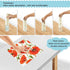 Kcldeci Poppy 6 Pieces Absorbent Kitchen Dish Cloths, Floral Washable Cleaning Towels for Home Kitchen Supplies