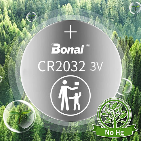 BONAI CR2032 Battery 3V Lithium Coin Button Batteries (30 Count)