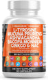 Clean Nutraceuticals L Tyrosine 1000mg, Mucuna Pruriens 6000mg, Focus Supplement with Ashwagandha, Ginkgo Biloba,