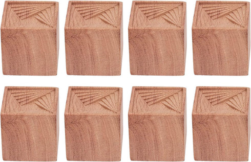 SparkFeng 8 Pcs Rosewood Essential Oil Diffuser, Wood Aromatherapy Diffuser for Car Bedroom