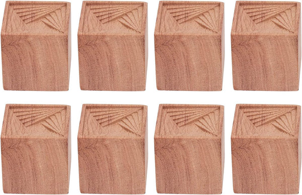 PinzqTrading 8 Pcs Rosewood Essential Oil Diffuser, Wood Aromatherapy Diffuser for Car Bedroom