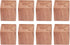 PinzqTrading 8 Pcs Rosewood Essential Oil Diffuser, Wood Aromatherapy Diffuser for Car Bedroom