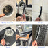 Luxzio 7 Set Pcs Hard Bristle Crevice Cleaning Brush - for Grout, Tight Spaces & Gap Cleaning, Deep Reach Narrow