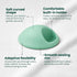 Set 2 12-Hour Shordy Reusable Menstrual Disc of (Small & Large) Soft, Medical-Grade Silicone Period Discs