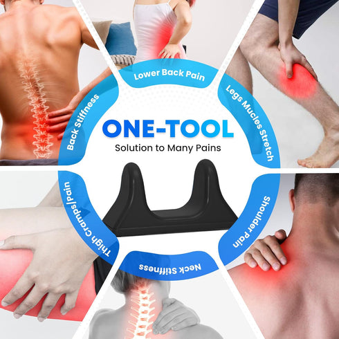 Psoas Release Tool, Deep Tissue Hip and Back Massager, Hip Hook for Psoas Muscle Release, Hip Flexor & Trigger Point