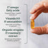 New Chapter Wholemega Fish Oil Supplement - Wild Alaskan Salmon Oil, 180 ct, 1000mg Softgels