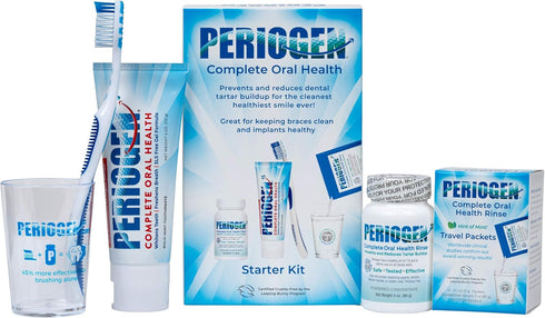 Periogen Starter Kit - Best Value on Periogen Oral Care! (Photo Depicts Kit Contents)