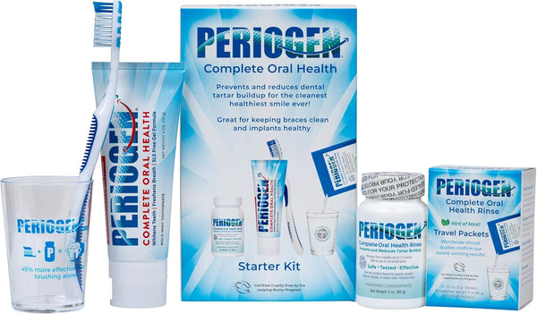 Periogen Starter Kit - Best Value on Periogen Oral Care! (Photo Depicts Kit Contents)