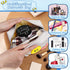 WECOOL Makeup Bag - Cute Smiley Face & Heart Pattern Preppy Patch Makeup Bag, Portable Large Capacity Cosmetic Bag for