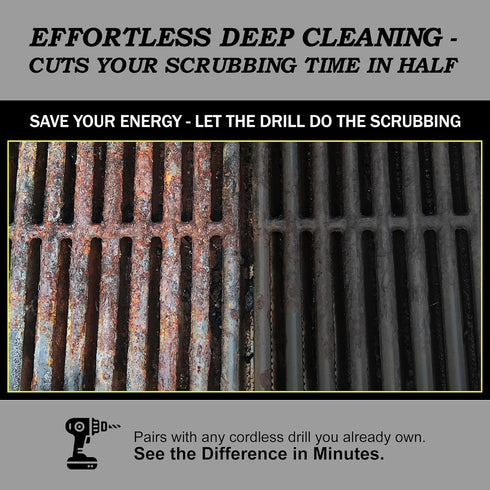 Industrial Cleaning Accessories - Brushes for Stain and Rust Remover, BBQ Cleaning Kit, Electric Grill Brush