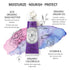 La Chatelaine 20% Shea Butter Hand Cream, Travel Size, Organic Argan Oil, 1 oz / 30ml (Pomegranate)