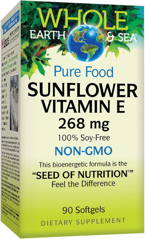Whole Earth & Sea Sunflower Vitamin E, Whole Food Supplement