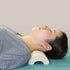 HSP Cypress Wooden Pillow for Neck and Back Pain Relief, Round Neck Pillow for Tension