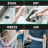 Ice Wraptor Bandana + 6 Inserts: Just Add Water & Freeze, Portable Ice Therapy for Pain Relief, Adjustable, Lightweight