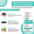 Organic Irish Sea Moss Capsules with Bladderwrack & Burdock Root - 102 Minerals Sea Moss Supplement - Thyroid Support,