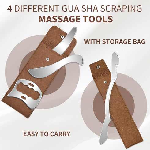 TaShow 4 1 Elbows, Muscle Scraper Tool, in Gua Sha Body Tool with Long Bar and Derma Edge for Physical Therapy