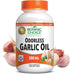 Botanic Choice Odorless Garlic Oil Softgels - Antioxidant Cholesterol and Immune Support