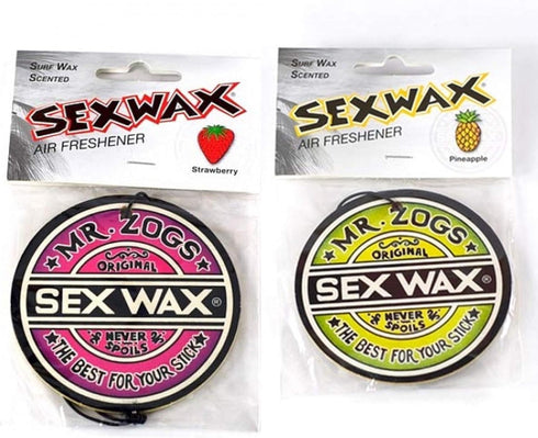 Sex Wax Air Freshener 2-Pack, Pineapple, Strawberry