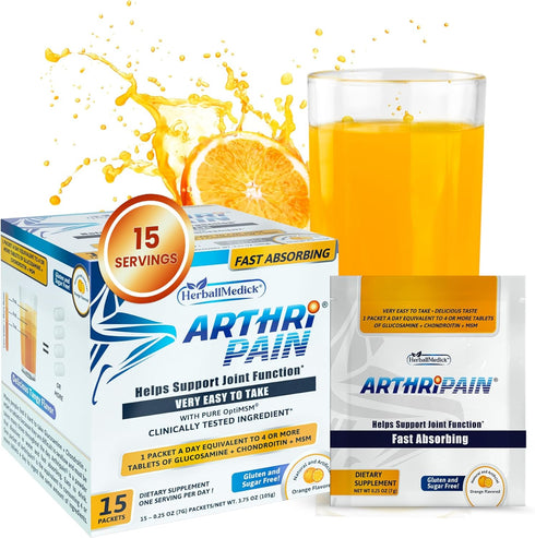Arthripain – One a Day Cartilage Repair Supplement, Joint Relief Support with Glucosamine Chondroitin MSM