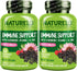 NATURELO Immune Support – Vitamin C, Elderberry, Zinc, Echinacea – Natural Immunity Boost Twin Pack, 120 Vegan Capsules
