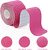 MUEUSS Kinesiology Tape Elastic Cotton Athletic Tape, 20 Count, 10" Precut Strips for Muscle Pain Relief