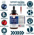 Vegan Collagen Builder Liquid Supplement - 120ml Collagen Booster with Vitamin C, Biotin & Amino Acids for Women