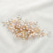SWEETV Handmade Wedding Hair Comb - Pearl Flower Bridal Hair Clip Accessories for Women’s Wedding