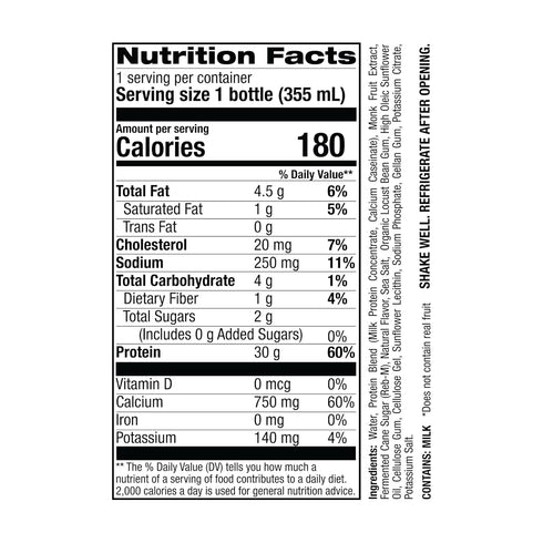 Jocko Moelk Protein Shakes, KETO Friendly, 30g Grass Fed Protein, 12 FL Oz, 12pk (Banana Cream)
