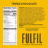 FULFIL Protein Snack Bars, Triple Chocolate, 15g Protein, Pantry Staples, 12 Count