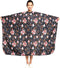 Professional Hair Stylist Color Cape - Shampoo & Cutting Hairdressing Capes with Snap Closure, Rose