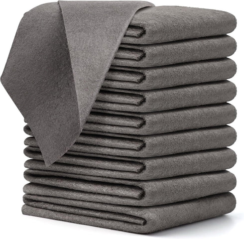 TEESOD 10 Pcs Thickened Magic Cleaning Cloth, Microfiber Streak Free Cleaning Cloths Reuseable