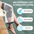 Large Knee Cast Cover for Shower, KT1180-L Waterproof Cover for Knee Surgery, ACL Surgery, Wound, Burns