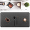 Makeup Mat for Vanity, Waterproof Oil-Proof Dust-Resistant Desk Protection, Ideal for Makeup Tables (15.7"X23.6", Black)