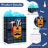 WaaHome Large Fathers Day Gift Bag with Handle 13''x10.5''x5.8'' and Tissue Paper for Dad, Daddy, Grandpa