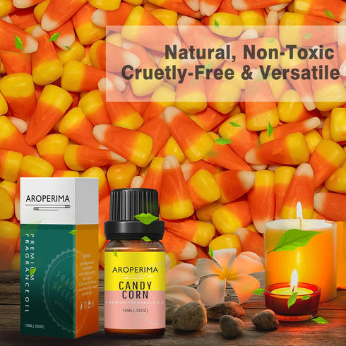 Candy Corn Fragrance Oil, 10ml, Premium Grade Scented Oil for Aroma Diffusers, Candle, and Soap Making