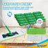 KEEPOW Microfiber Mop Pads for Swiffer XL Mops Reusable Wet and Dry Mopping Cloths Compatible with Swiffer Sweeper
