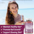 NEW AGE Biotin Gummies for Hair, Skin & Nails, 10,000 mcg, Non-GMO Supplement for Women and Men, 120 Count