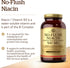 Solgar No-Flush Niacin 500 mg - 250 Vegetable Capsules - Cardiovascular Support - Vegan, Gluten Free